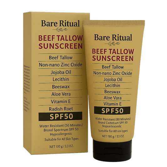 Beef Tallow Sunscreen SPF 50 - Protects Your Results