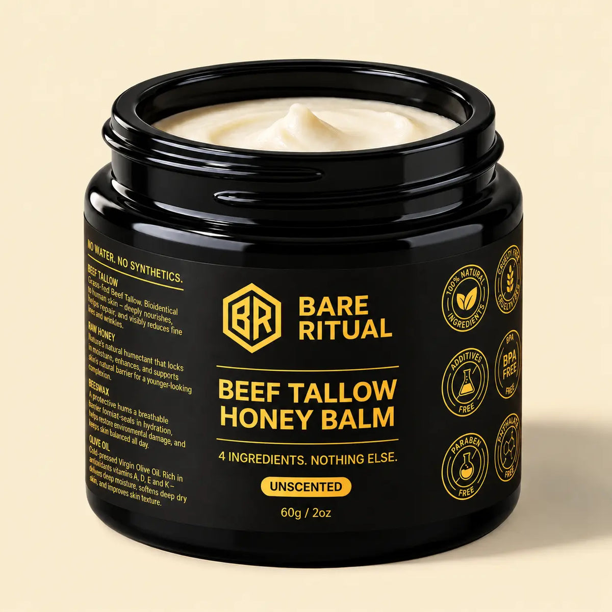 Beef Tallow Honey Balm™