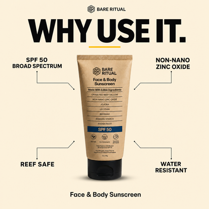 Beef Tallow Sunscreen SPF 50