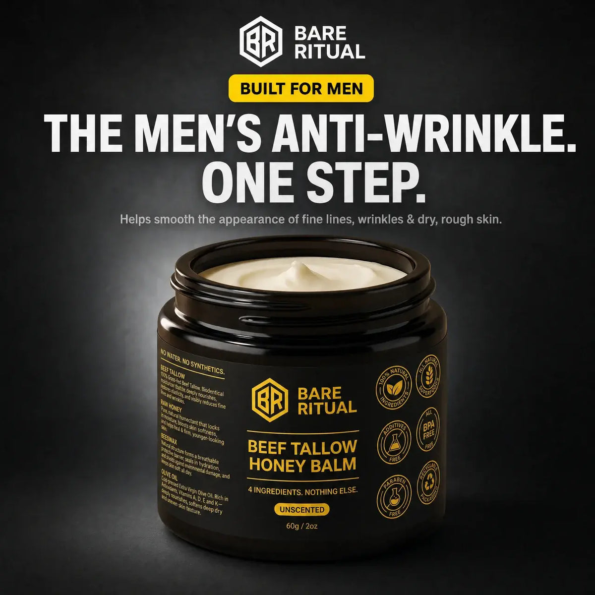 Beef Tallow Honey Balm™